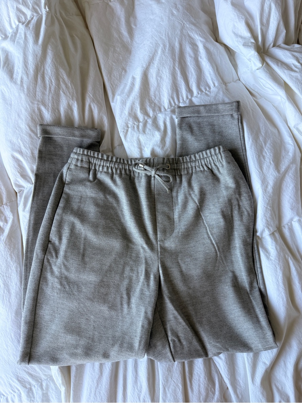 Men’s Zara Neutral Gray Knit Pants